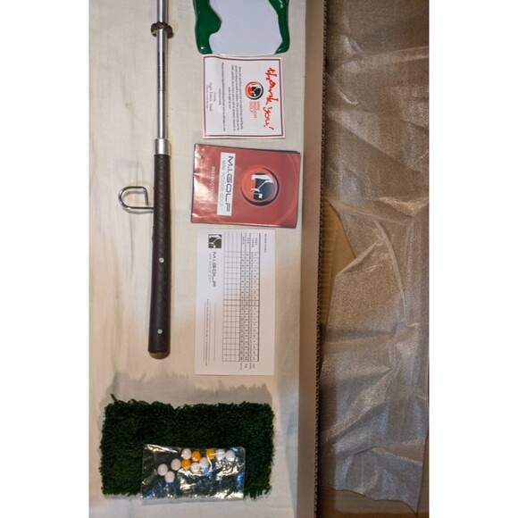 Golfing Mini Indoor Swing Game M.I. Golf Club Putter Practice Trainer Novelty - Picture 5 of 6